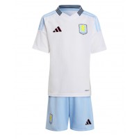 Echipament fotbal Aston Villa Amadou Onana #24 Tricou Deplasare 2024-25 pentru copii maneca scurta (+ Pantaloni scurti)